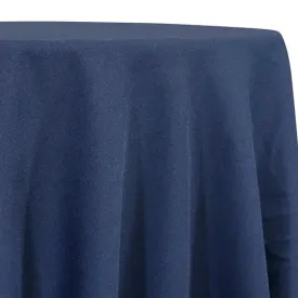 5pcs - Premium Poly (Poplin) Table Linen 108"x156" Banquet - Navy 1245