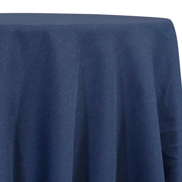 5pcs - Premium Poly (Poplin) Table Linen 108"x156" Banquet - Navy 1245