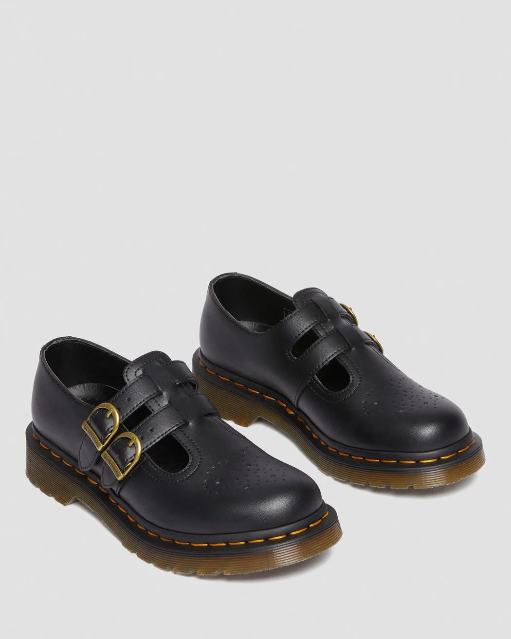 8065 Vegan Black Felix Mary Jane Shoes
