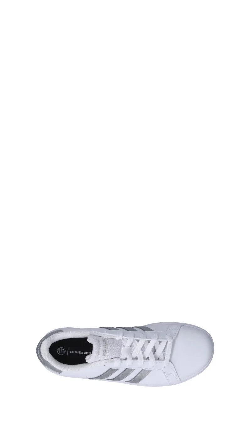 ADIDAS GRAND COURT 2.0 K Sneaker bimba bianca/argento