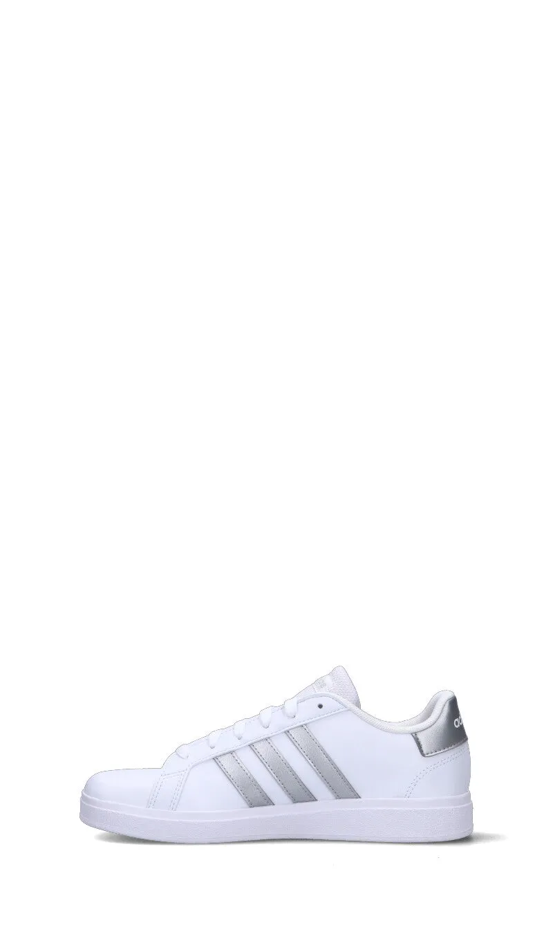 ADIDAS GRAND COURT 2.0 K Sneaker bimba bianca/argento