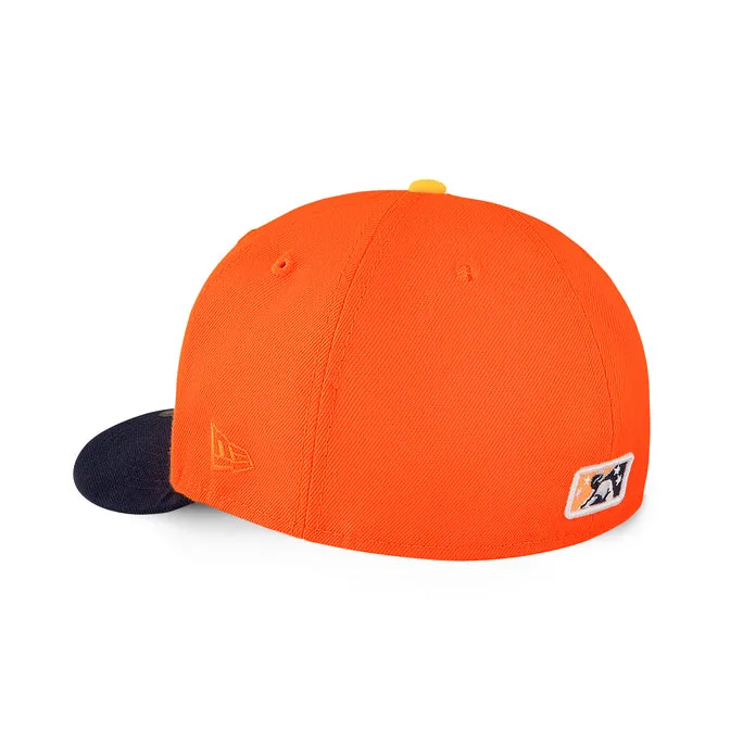 Asheville Tourists Orange & Navy Green uv