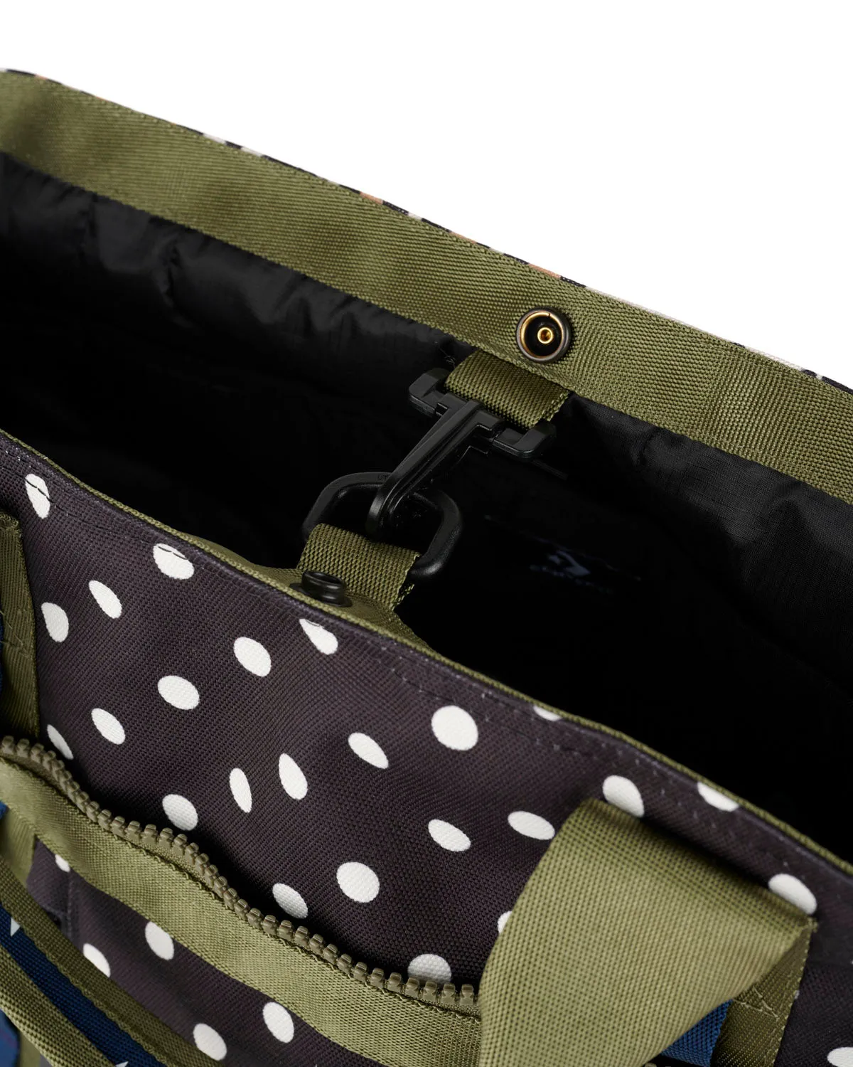 Brain Dead x Converse Convertible Utility Duffel Bag - Black/Multi