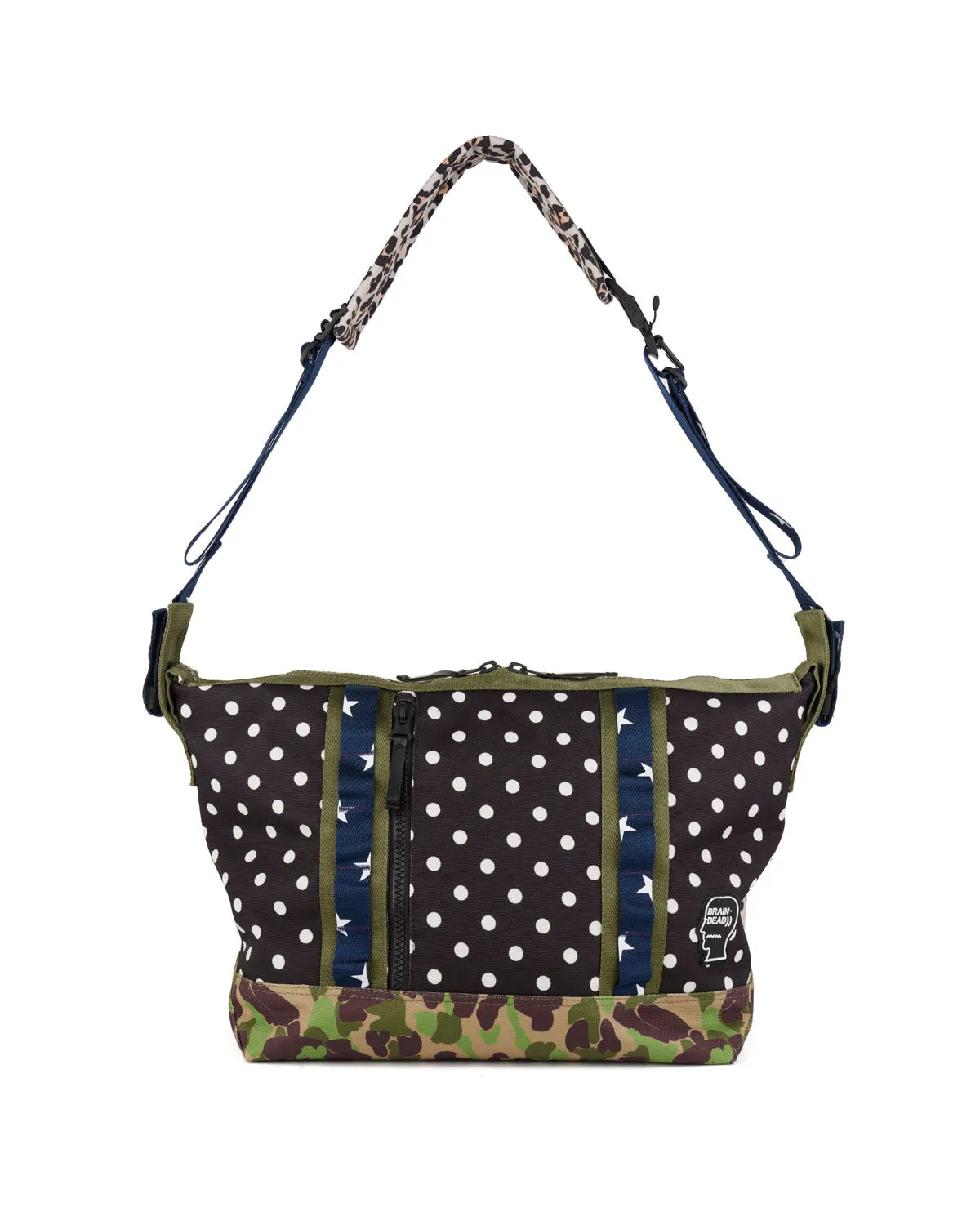 Brain Dead x Converse Convertible Utility Duffel Bag - Black/Multi
