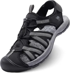 CAMELSPORTS Men's Hiking Sandals Closed Toe Outdoor Beach Sandal Waterproof Sport Fisherman Sandals Water Shoes