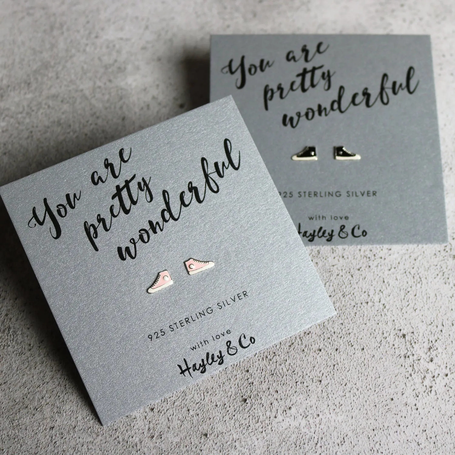 Converse Sneaker Sterling Silver Earrings