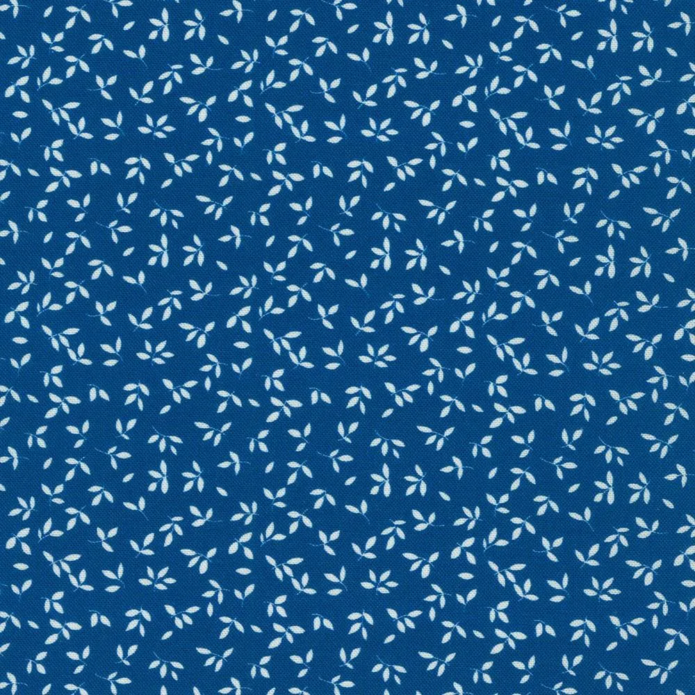 DAISY'S BLUEWORK NAVY LEAVES