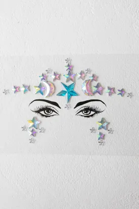 Electric Nights Face Jewels Multi F