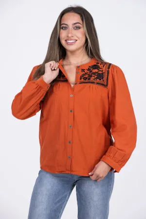 Flowers of the Desert Long Sleeve Top