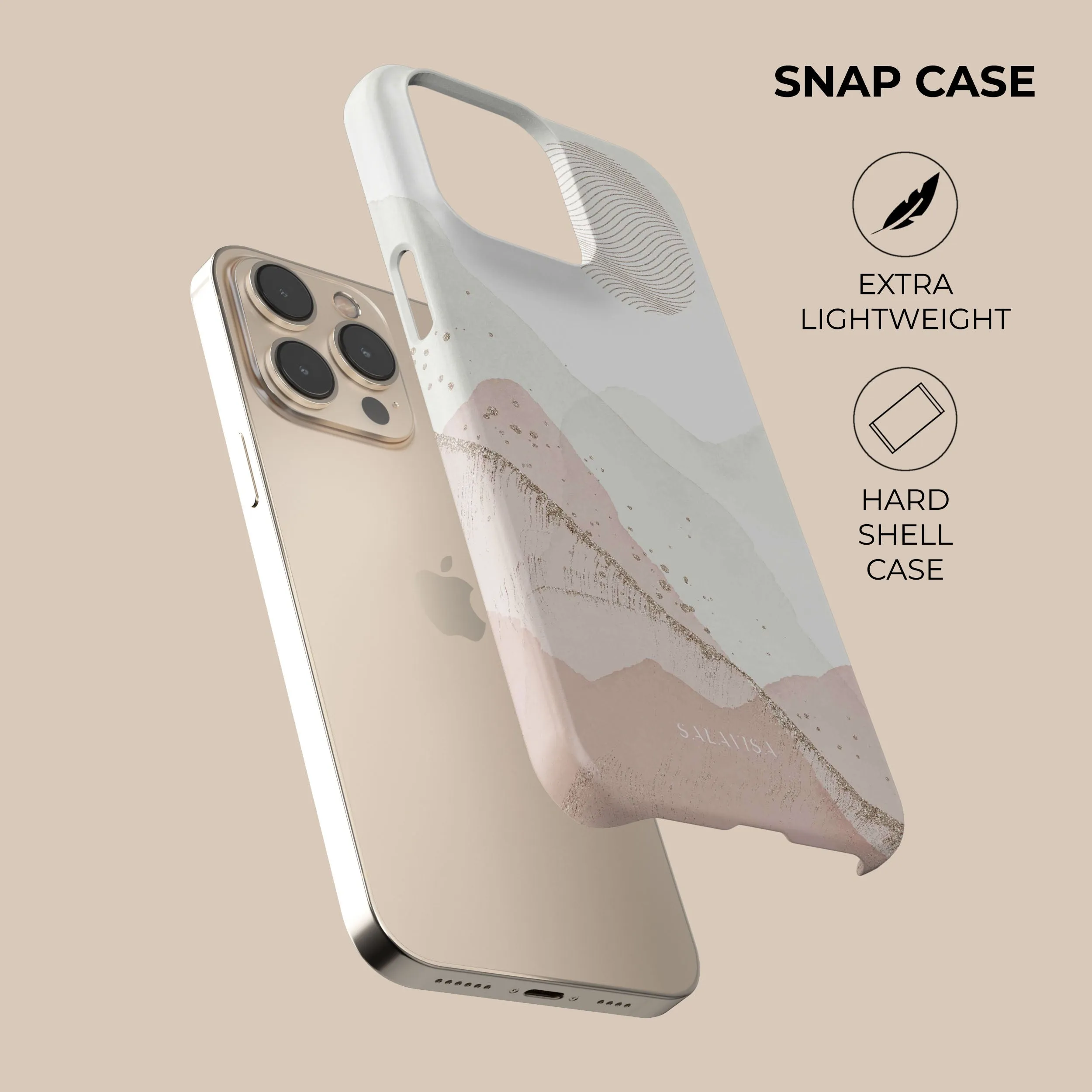 Gold Desert Phone Case