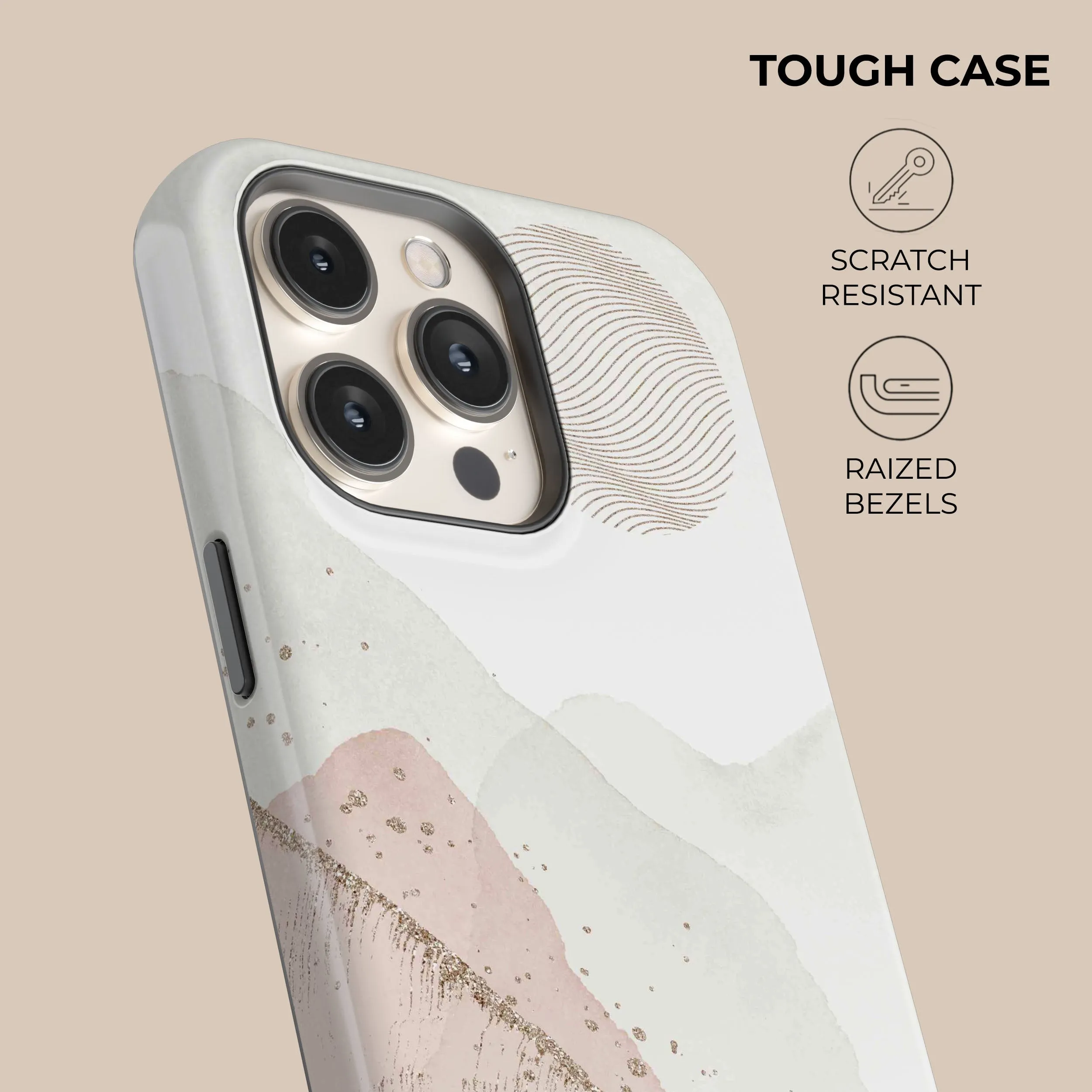 Gold Desert Phone Case