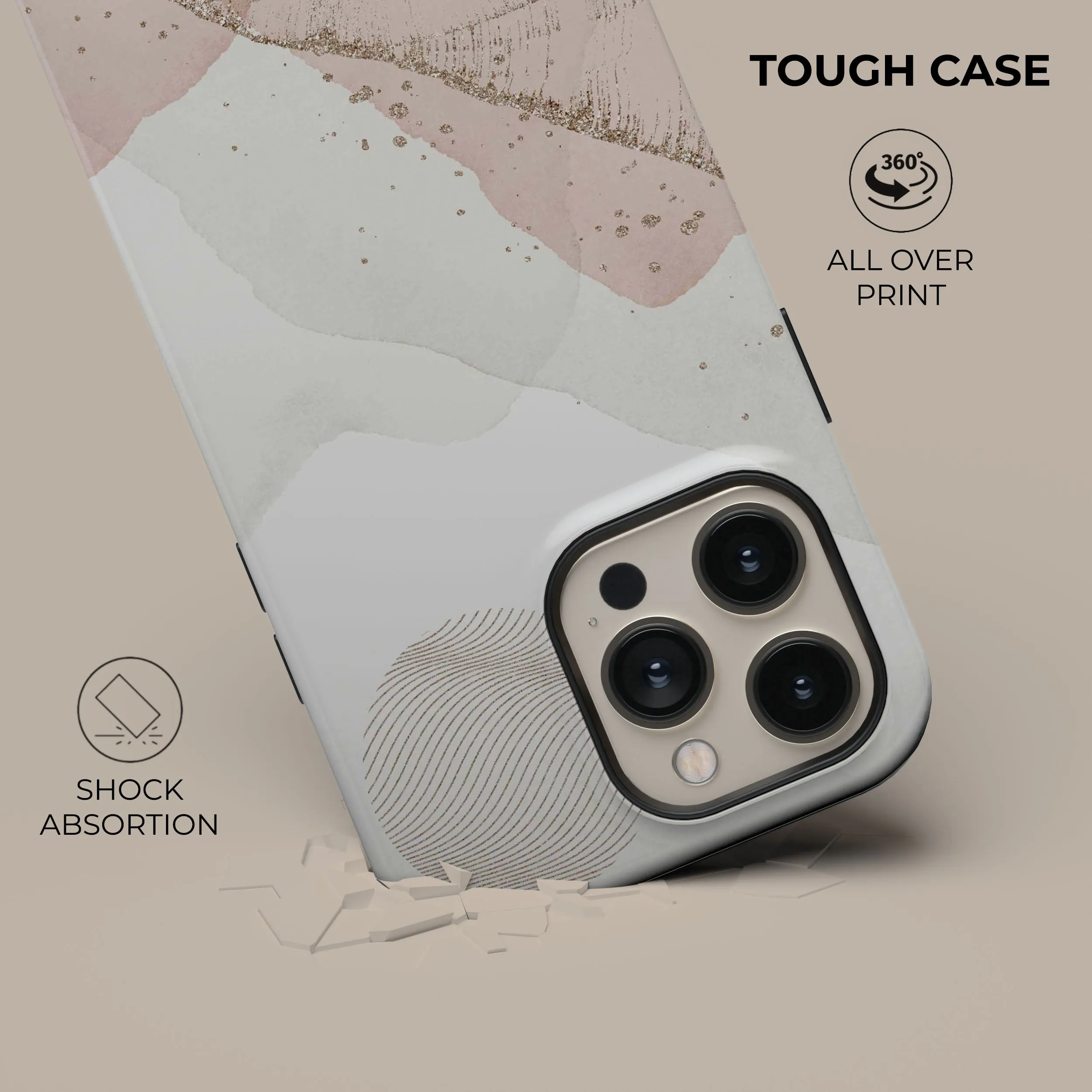 Gold Desert Phone Case