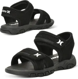 Hurley Loni Toddler Water Shoes, Beach Essentials, Girls and Boys Open Toe Sandals, Lightweight, Breathable and Two Adjustable Straps