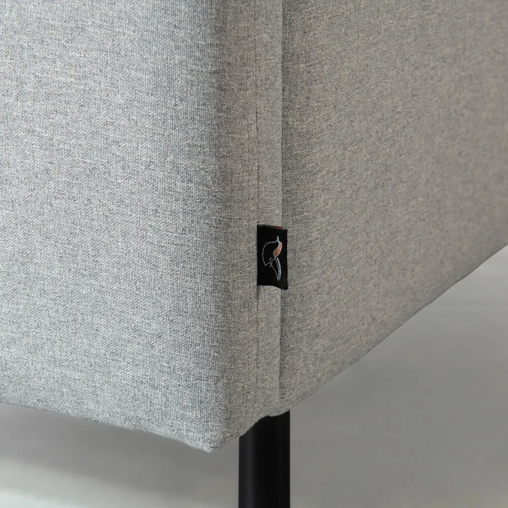 MAPLETON - Grey Fabric 2-Seater Sofa - FINAL SALE