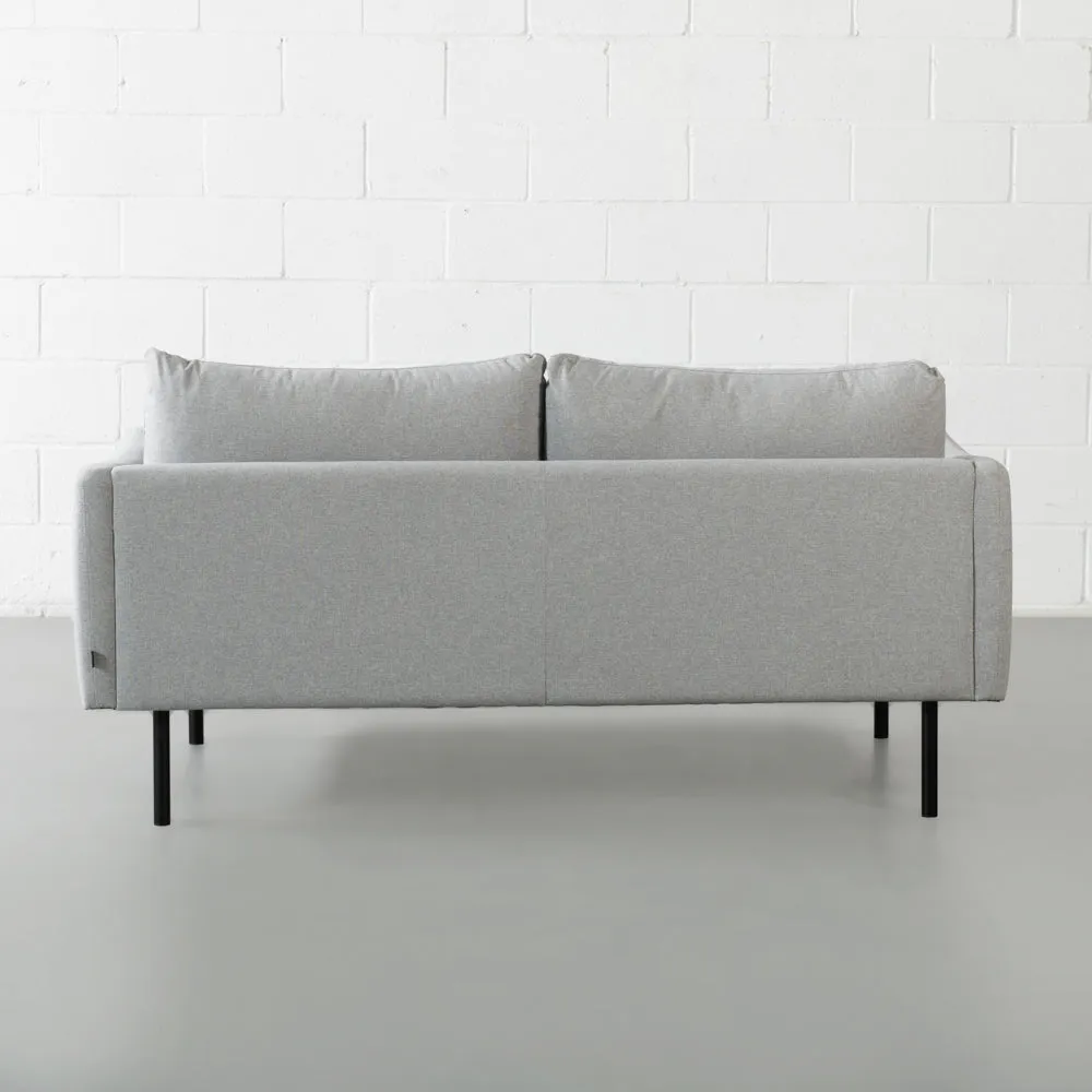 MAPLETON - Grey Fabric 2-Seater Sofa - FINAL SALE