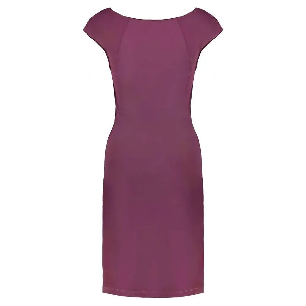 Patrizia Pepe Purple Elastane Dress