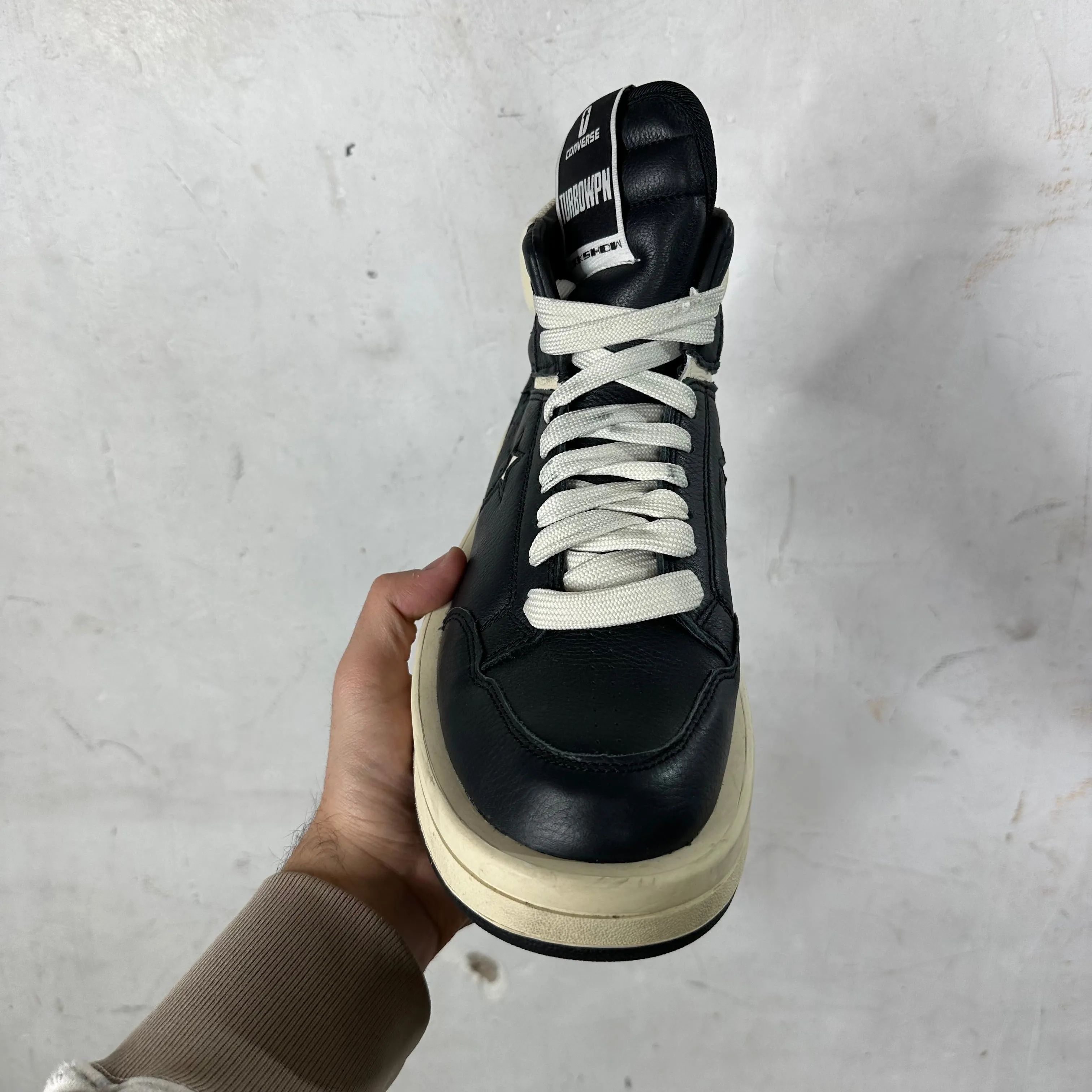 Rick Owens x Converse Leather TURBOWPN Mid