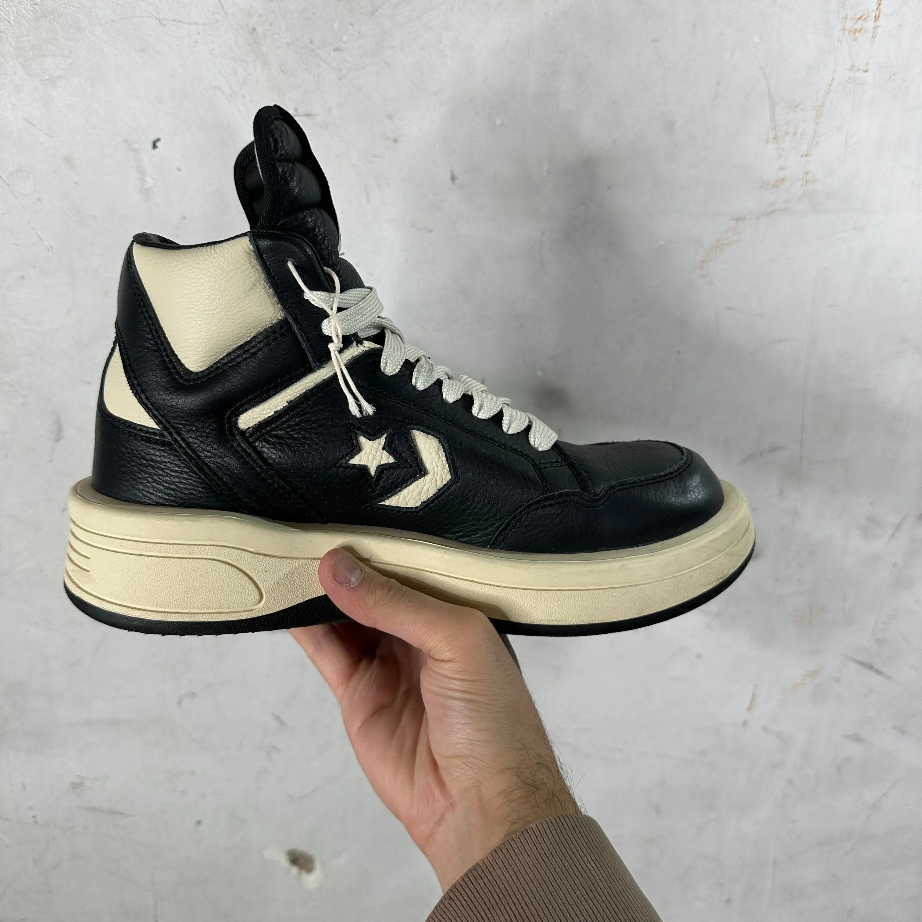 Rick Owens x Converse Leather TURBOWPN Mid