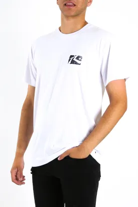 Salty Short Sleeve Organic Tee White