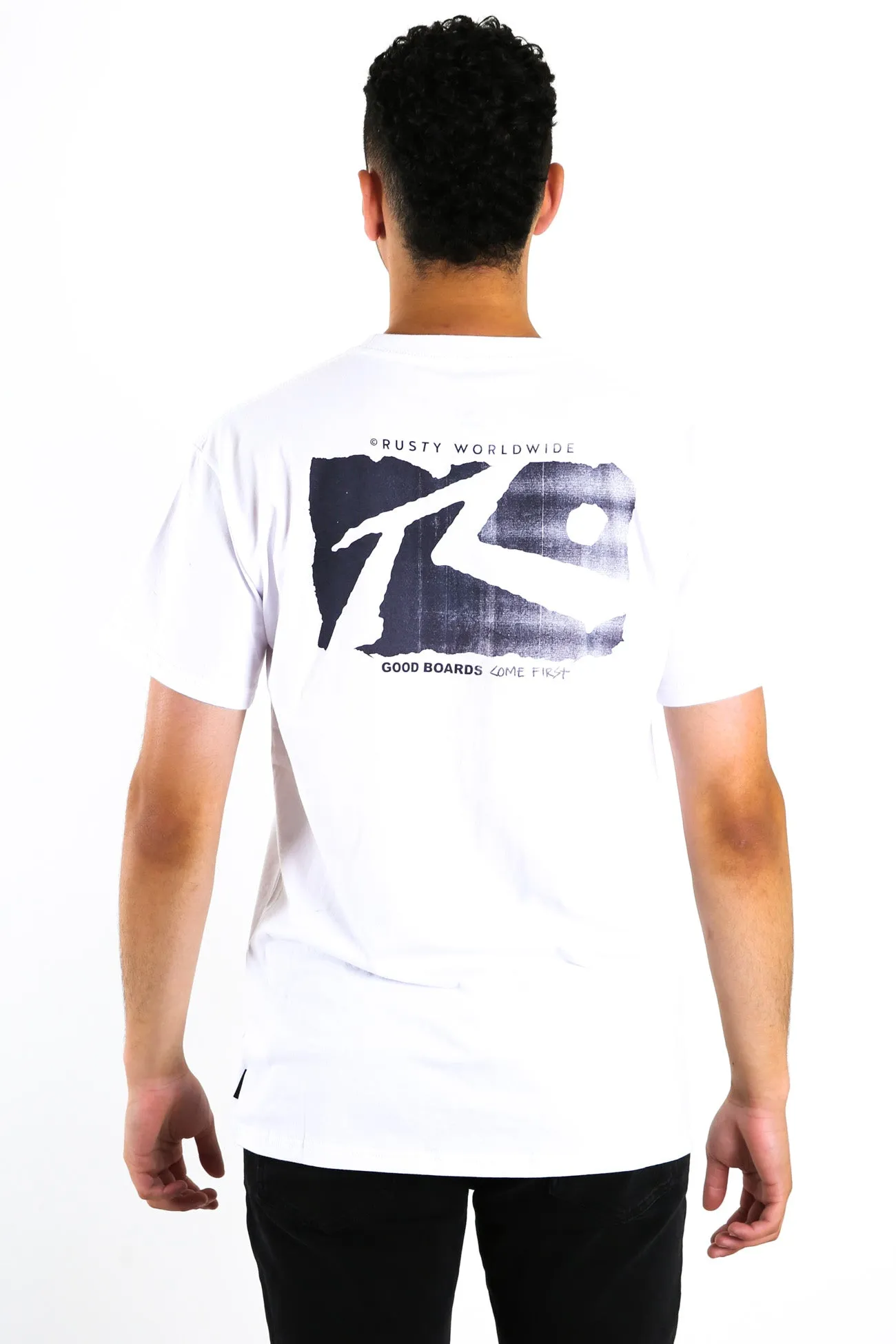 Salty Short Sleeve Organic Tee White