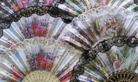 Spanish Fan (Assorted Colors)  .. OM