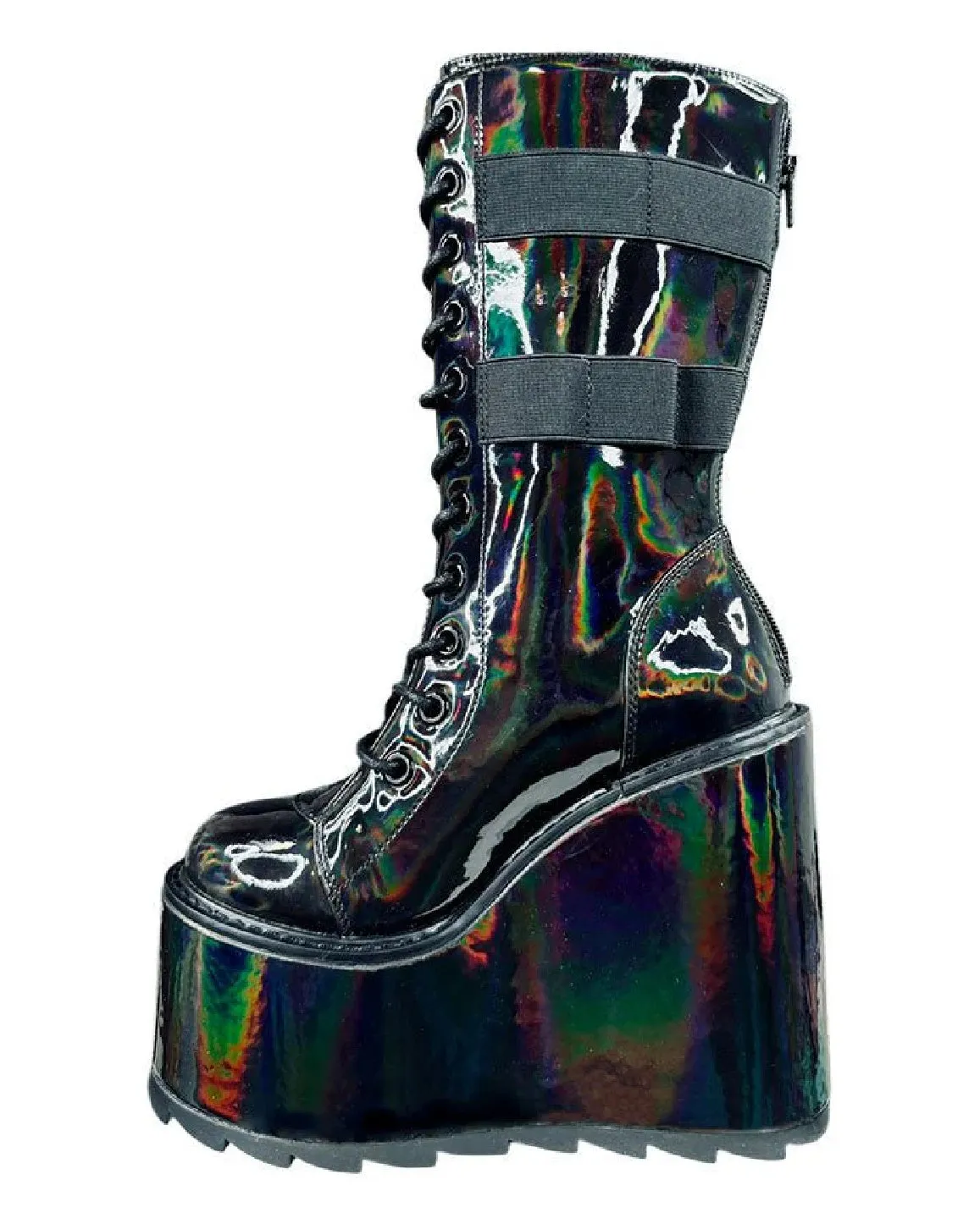 YRU Dune Desert Hologram Black Boots